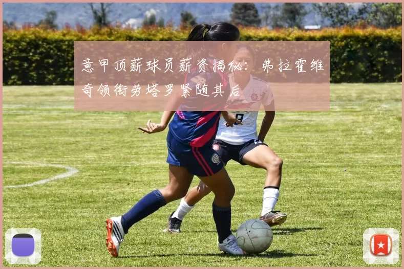 意甲顶薪球员薪资揭秘：弗拉霍维奇领衔劳塔罗紧随其后